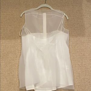 Marc Jacobs white organza top